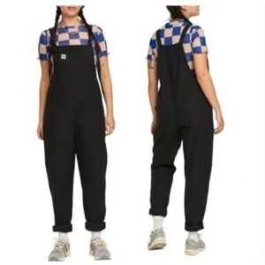 Lucy & Yak Emmy Organic Cotton Overall Dungarees Black